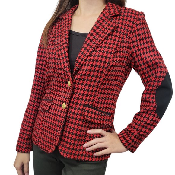 Joan Rivers Houndstooth Blazer Size 4